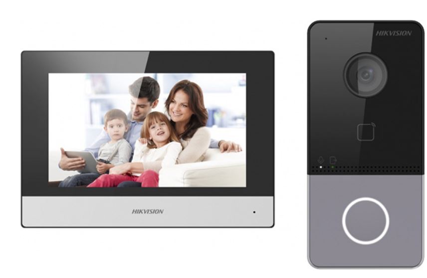 Egylakásos video szett, 2vez. Wifi, 2MP, HIKVISION DS-KIS603-P